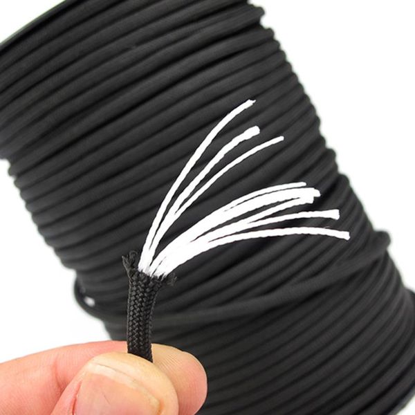 outdoor gadgets 100m 9 strand cores parachute cord roll 550 type paracord lanyard rope rescue hiking climbing tent
outdoor gadgets 100m 9 strand cores parachute cord roll 550 type paracord lanyard rope rescue hiking climbing tent