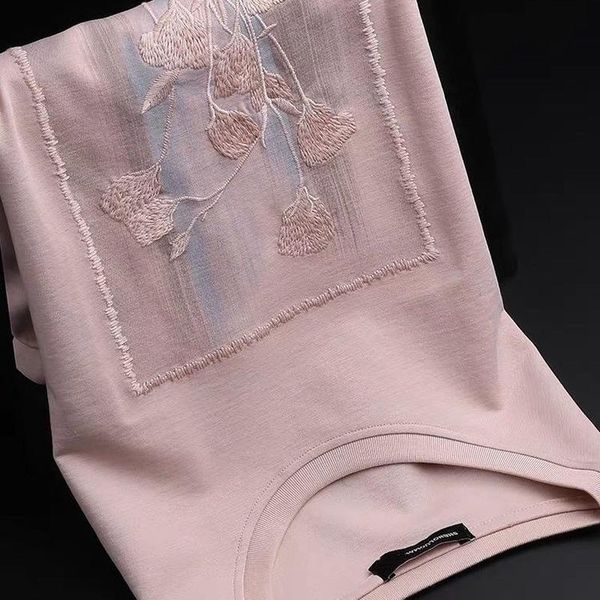 men's t-shirts pure cotton short-sleeved t-shirt 2021 summer large size trend casual heavy industry embroidery repair body shirt top, White;black
men's t-shirts pure cotton short-sleeved t-shirt 2021 summer large size trend casual heavy industry embroidery repair body shirt top, White;black