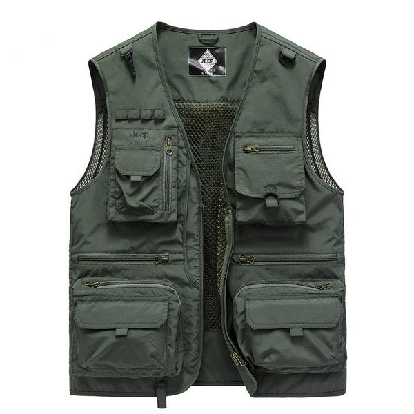 men's jackets sleeveless jacket men summer mesh multi-pockets pography breathable vest fishing waistcoat male chaleco hombre weste m-4x, Black;brown
men's jackets sleeveless jacket men summer mesh multi-pockets pography breathable vest fishing waistcoat male chaleco hombre weste m-4x, Black;brown
