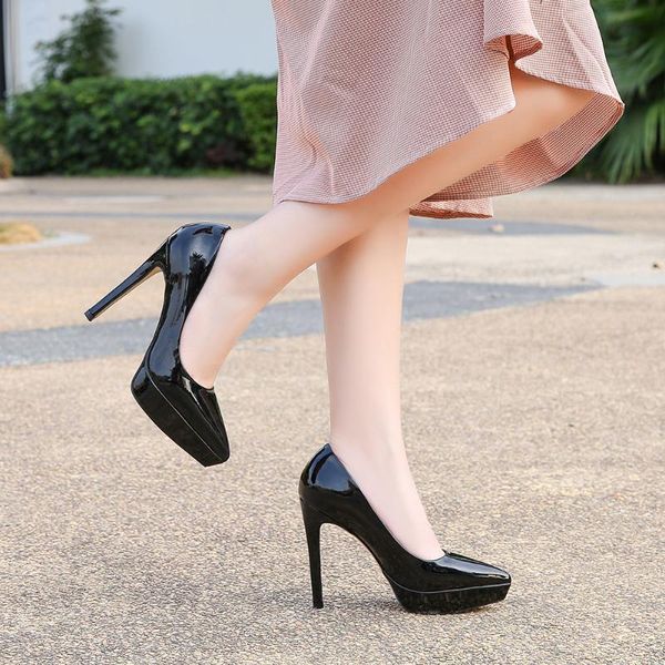 dress shoes 12cm full party fetish high stripper heels platform pumps pole dance elegant nightclub models show classics, Black
dress shoes 12cm full party fetish high stripper heels platform pumps pole dance elegant nightclub models show classics, Black
