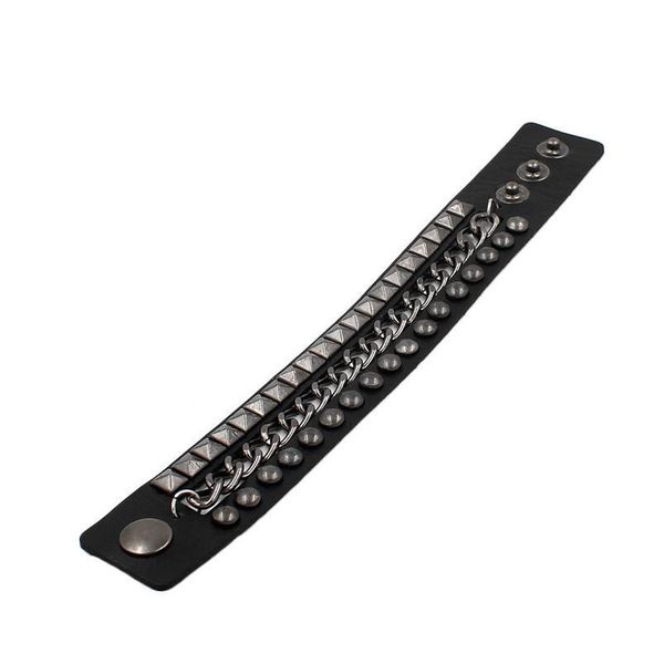 2020 new leather rock spikes rivet chains gothic wide cuff leather bracelet bangle fashion men bracelets mens j jllzjd, White
2020 new leather rock spikes rivet chains gothic wide cuff leather bracelet bangle fashion men bracelets mens j jllzjd, White