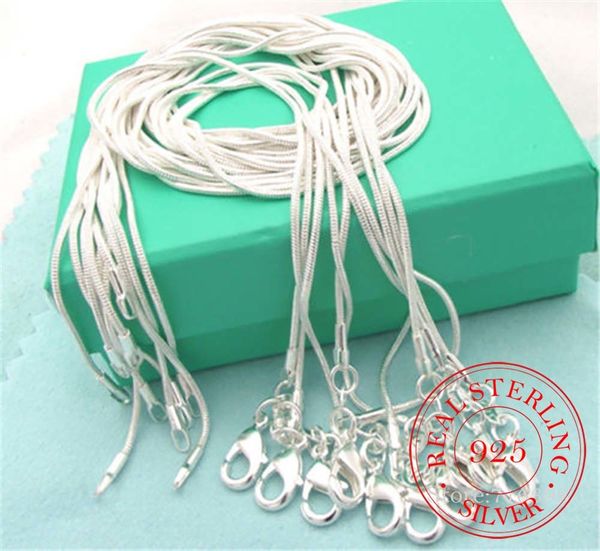designer necklace 10pcs/lot promotion wholesale 925 sterling silver fine jewelry snake chain 1mm 16-30inch for women men
designer necklace 10pcs/lot promotion wholesale 925 sterling silver fine jewelry snake chain 1mm 16-30inch for women men