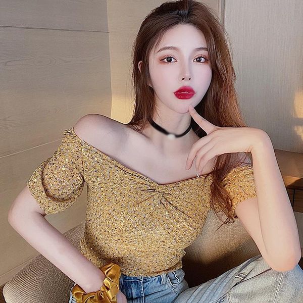 women's blouses & shirts fashion small floral print v-neck sweet short sleeve chiffon shirt blouse 2021, White
women's blouses & shirts fashion small floral print v-neck sweet short sleeve chiffon shirt blouse 2021, White