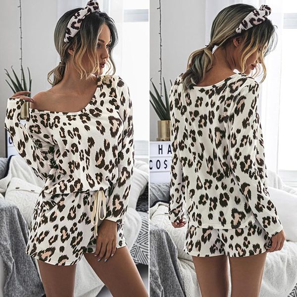 women's tracksuits leopard print loungewear women two piece outfits floral set female long sleeve short sets, Gray
women's tracksuits leopard print loungewear women two piece outfits floral set female long sleeve short sets, Gray