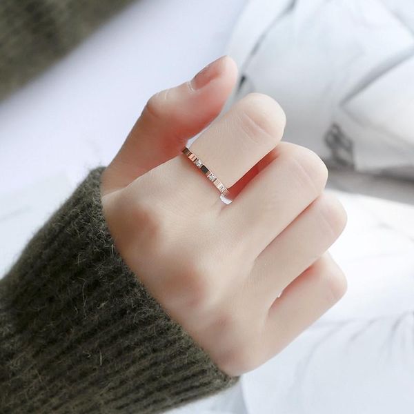 cluster rings yun ruo pave zircon couple ring rose gold color fashion titanium steel jewelry birthday gift woman never fade drop, Golden;silver
cluster rings yun ruo pave zircon couple ring rose gold color fashion titanium steel jewelry birthday gift woman never fade drop, Golden;silver