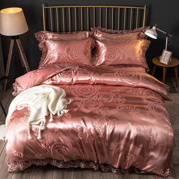 bedding sets european noble rose king jacquard cotton set duvet cover pillowcase flat sheet bedspreads home el bedclothes
bedding sets european noble rose king jacquard cotton set duvet cover pillowcase flat sheet bedspreads home el bedclothes