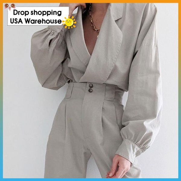 2021 autumn new cardigan lapel french temperament long-sleeved simple loose solid color shirt coat women's shirt blouse, White
2021 autumn new cardigan lapel french temperament long-sleeved simple loose solid color shirt coat women's shirt blouse, White