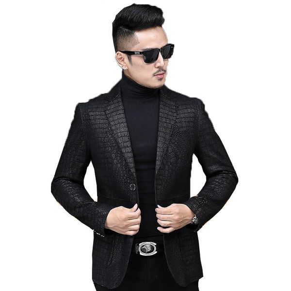 men's leather & faux genuine jacket sheepskin coat men suit vintage blazer spring real slim overcoat f-71003 kj1438, Black
men's leather & faux genuine jacket sheepskin coat men suit vintage blazer spring real slim overcoat f-71003 kj1438, Black