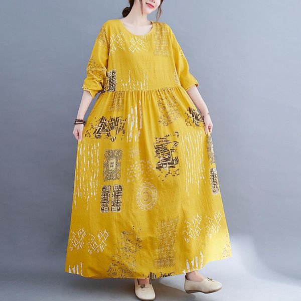 casual dresses autumn dress 2021 arrival thin soft cotton linen loose women office lady ol work long maxi spring, Black;gray
casual dresses autumn dress 2021 arrival thin soft cotton linen loose women office lady ol work long maxi spring, Black;gray