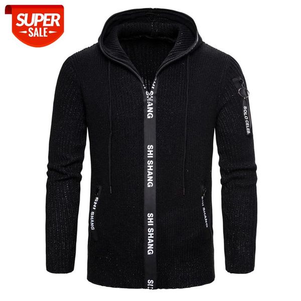 sweater men's hooded slim long-sleeved casual zipper coat spring and autumn new men's sweater plus size black xxl #dq3d, White;black
sweater men's hooded slim long-sleeved casual zipper coat spring and autumn new men's sweater plus size black xxl #dq3d, White;black