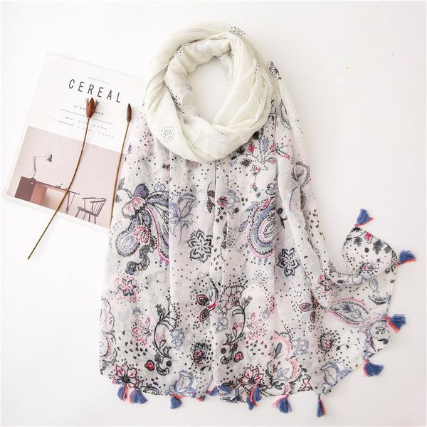scarves 2021 fashion aztec cashew floral tassel viscose shawl scarf women brand print soft pashmina stole bufandas muslim sjaal 180*90cm, Blue;gray
scarves 2021 fashion aztec cashew floral tassel viscose shawl scarf women brand print soft pashmina stole bufandas muslim sjaal 180*90cm, Blue;gray