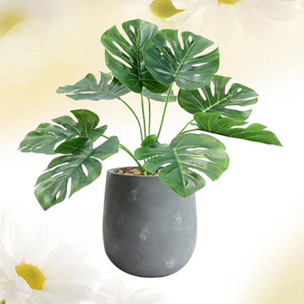 decorative flowers & wreaths artificial monstera leaves plants with cement pot silk plant for home decor (green)
decorative flowers & wreaths artificial monstera leaves plants with cement pot silk plant for home decor (green)