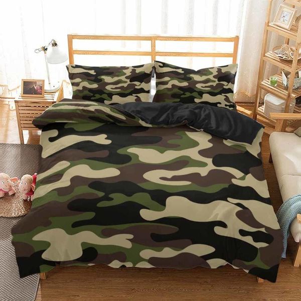 bedding sets 3d camouflage set design home textile cool boy girl kid duver cover soft comforter covers with pillowcase
bedding sets 3d camouflage set design home textile cool boy girl kid duver cover soft comforter covers with pillowcase