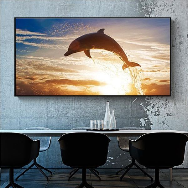 other home decor seascape wall art dolphin animal canvas painting decorative picture for living room pictures on the frame
other home decor seascape wall art dolphin animal canvas painting decorative picture for living room pictures on the frame