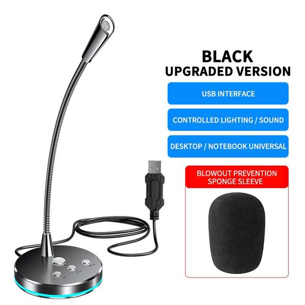 microphones high-quality computer microphone 360° adjust y studio speech gaming chatting usb deskpc laptop
microphones high-quality computer microphone 360° adjust y studio speech gaming chatting usb deskpc laptop