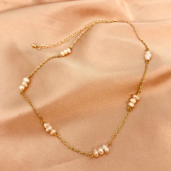 chokers 2021 autumn pearl necklace light luxury retro clavicle chain 3 necklaces temperament simple sweater, Golden;silver
chokers 2021 autumn pearl necklace light luxury retro clavicle chain 3 necklaces temperament simple sweater, Golden;silver