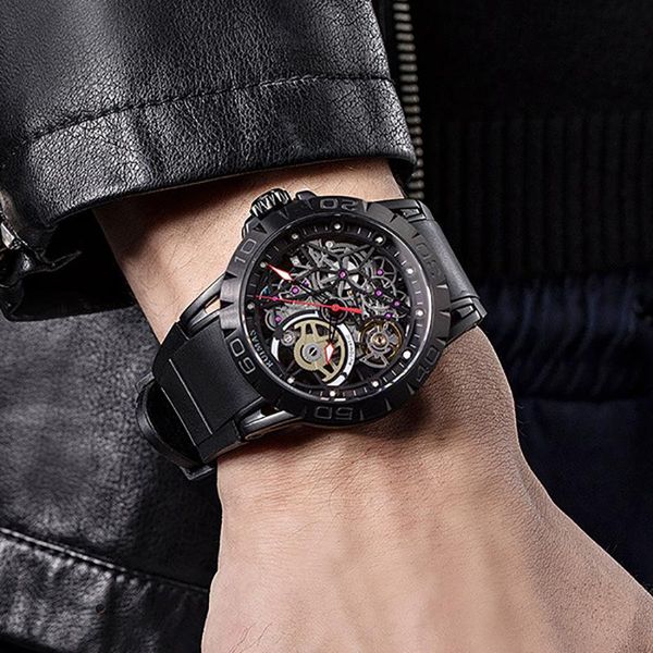 wristwatches ruimas automatic mechanical casual man's waterproof 50m sapphire crystal mirror hollow-carved watches men luminous, Slivery;brown
wristwatches ruimas automatic mechanical casual man's waterproof 50m sapphire crystal mirror hollow-carved watches men luminous, Slivery;brown