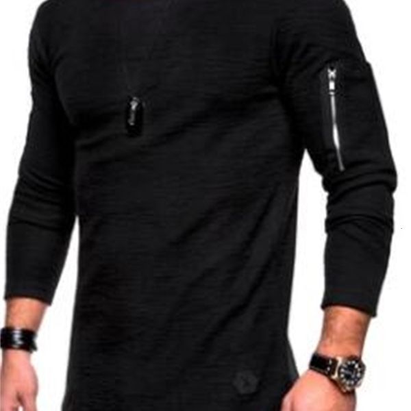 spring mens designer tshirts long sleeved zipper curved long line t shirt clothing, White;black
spring mens designer tshirts long sleeved zipper curved long line t shirt clothing, White;black