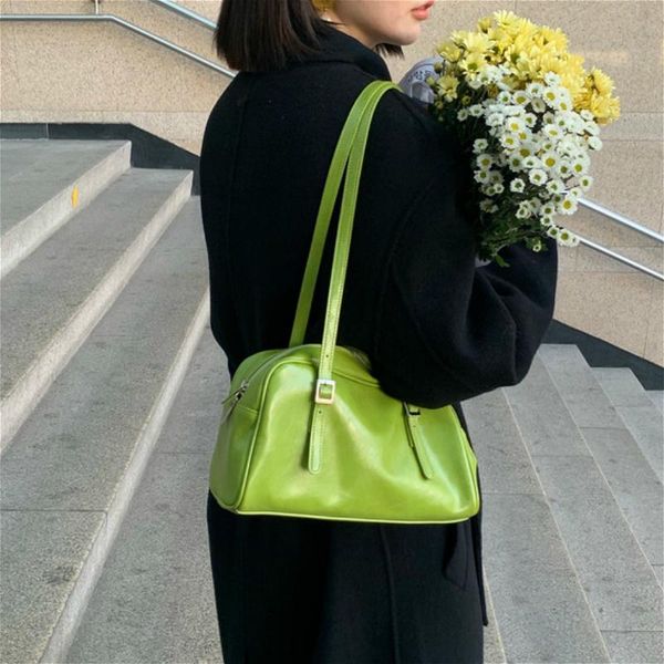 waist bags fashion green pu leather women shoulder simple design solid color ladies tote handbags vintage black female underarm bag
waist bags fashion green pu leather women shoulder simple design solid color ladies tote handbags vintage black female underarm bag