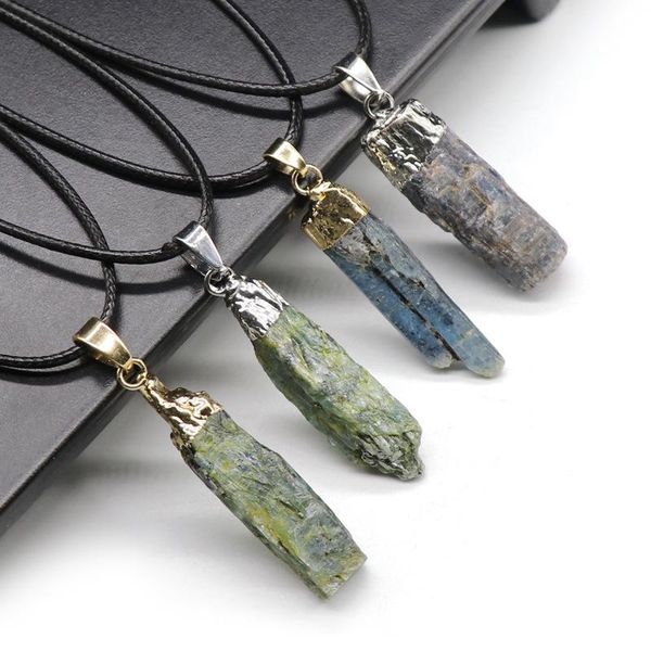 pendant necklaces fashion natural stone crystal irregular shape blue spar luxur electroplating gold 4 choice, Silver
pendant necklaces fashion natural stone crystal irregular shape blue spar luxur electroplating gold 4 choice, Silver