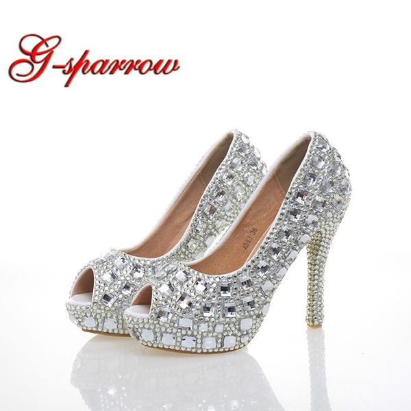 dress shoes silver rhinestone peep toe woman high heels wedding party prom bride crystal 4 inches cinderella pumps open, Black
dress shoes silver rhinestone peep toe woman high heels wedding party prom bride crystal 4 inches cinderella pumps open, Black