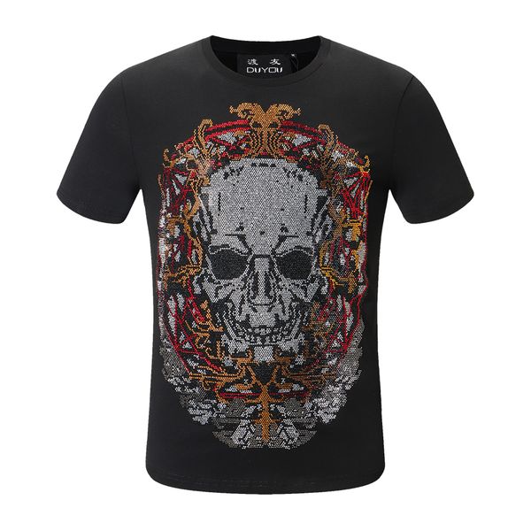 2021 new mens designer t shirt men's summer tshirt 100% cotton breathable tees fashion rhinestone wearing a spell skull printed s8mm, White;black
2021 new mens designer t shirt men's summer tshirt 100% cotton breathable tees fashion rhinestone wearing a spell skull printed s8mm, White;black