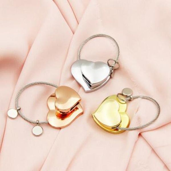 keychains charm double heart shaped lovers keychain trinket lovely key holder innovative items bag pendant novelty gift for girl j100, Silver
keychains charm double heart shaped lovers keychain trinket lovely key holder innovative items bag pendant novelty gift for girl j100, Silver