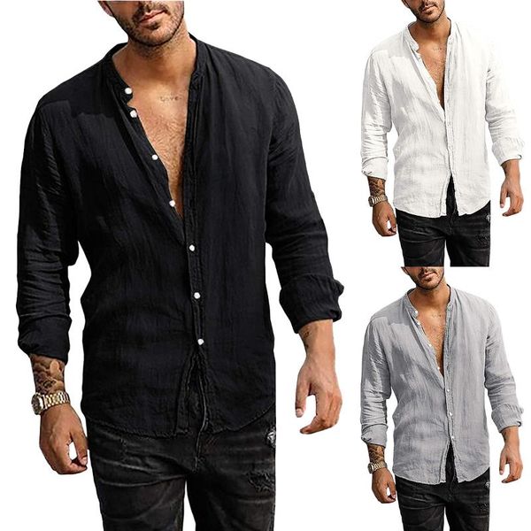men's casual shirts cotton linen fashion autumn long sleeve turn-down collar handsome men shirt, White;black
men's casual shirts cotton linen fashion autumn long sleeve turn-down collar handsome men shirt, White;black
