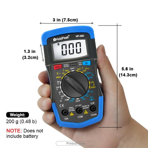 multimeters hp-33d digital manual multimeter dc/ac voltage current resistance diode tester with data hold, protection,measuring cable
multimeters hp-33d digital manual multimeter dc/ac voltage current resistance diode tester with data hold, protection,measuring cable