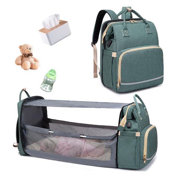 diaper bags women's backpack crib bag nursing stroller with changing mat reflective strip foldable sunscreen baby bed
diaper bags women's backpack crib bag nursing stroller with changing mat reflective strip foldable sunscreen baby bed