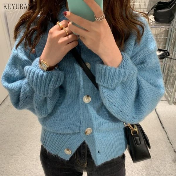 new 2021 winter spring women's sweaters buttons short cardigans knitted vintage oversized korean lady spirng, White
new 2021 winter spring women's sweaters buttons short cardigans knitted vintage oversized korean lady spirng, White