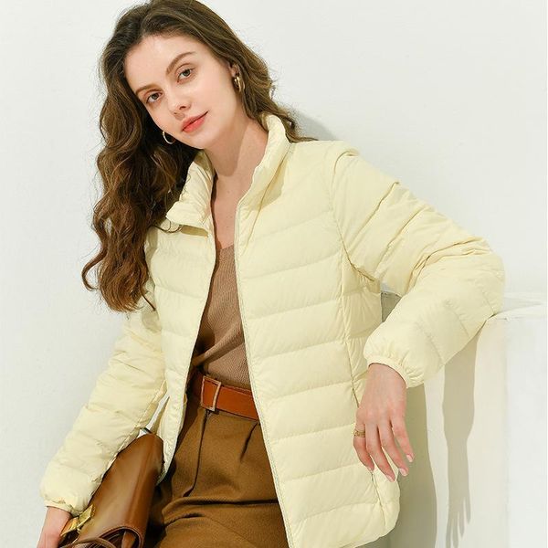 women's down & parkas winter jacket women cotton padded coats solid thickened zipper duck light female warm portable outwear, Black
women's down & parkas winter jacket women cotton padded coats solid thickened zipper duck light female warm portable outwear, Black