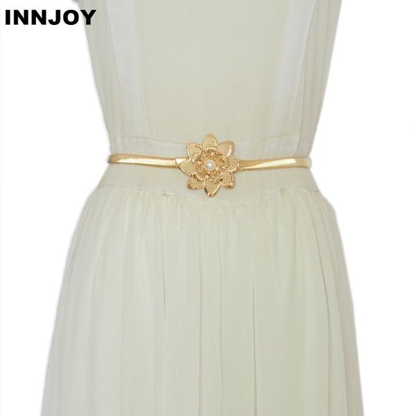 belts metal for women designer brand skinny flower belt female gold color waist chain elastic thin cummerbunds, Black;brown
belts metal for women designer brand skinny flower belt female gold color waist chain elastic thin cummerbunds, Black;brown