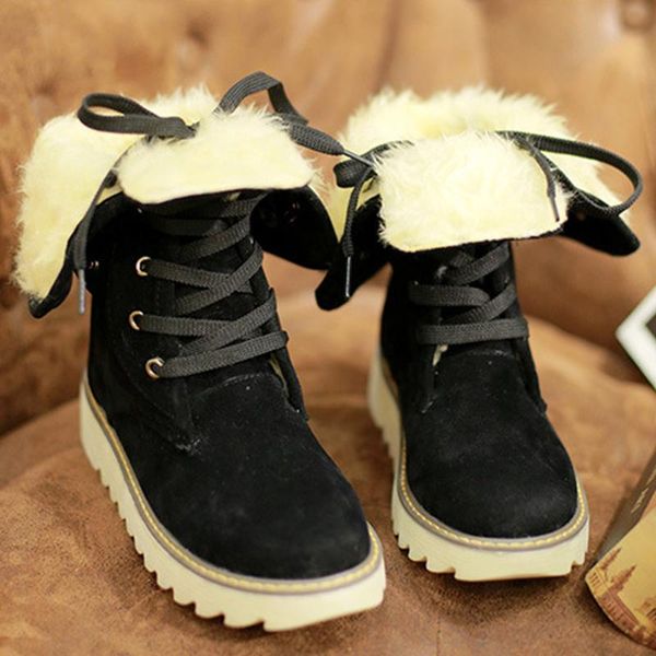 boots 1pair women warm gift lace-up comfortable winter durable mid-calf outdoor casual round toe snow, Black
boots 1pair women warm gift lace-up comfortable winter durable mid-calf outdoor casual round toe snow, Black