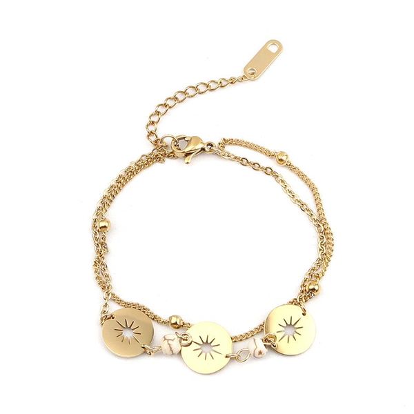 charm bracelets stainless steel gold plated color white round star imitation stone 16cm(6 2/8") long, 1 piece, Golden;silver
charm bracelets stainless steel gold plated color white round star imitation stone 16cm(6 2/8") long, 1 piece, Golden;silver