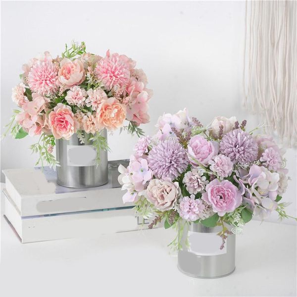decorative flowers & wreaths hydrangea artificial bouquet silk blooming fake peony bridal hand flower roses wedding centerpieces decor
decorative flowers & wreaths hydrangea artificial bouquet silk blooming fake peony bridal hand flower roses wedding centerpieces decor