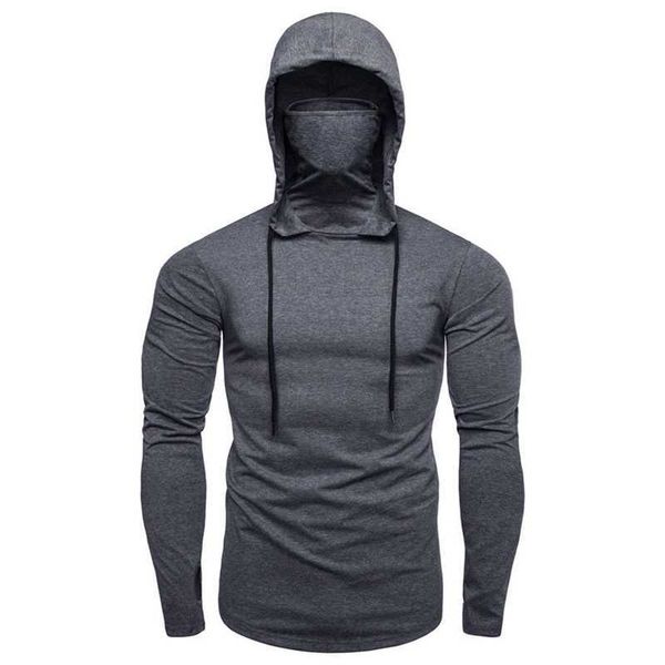 pure color slim mens hoodies mask button sports hooded splice large open-forked male long sleeve shirts pullovers, Black
pure color slim mens hoodies mask button sports hooded splice large open-forked male long sleeve shirts pullovers, Black