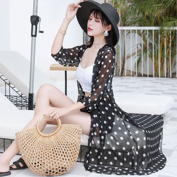 summer chiffon sun protection clothing for women cardigan long blouse beach white female fashion feminino boho thin coat, Tan;black
summer chiffon sun protection clothing for women cardigan long blouse beach white female fashion feminino boho thin coat, Tan;black