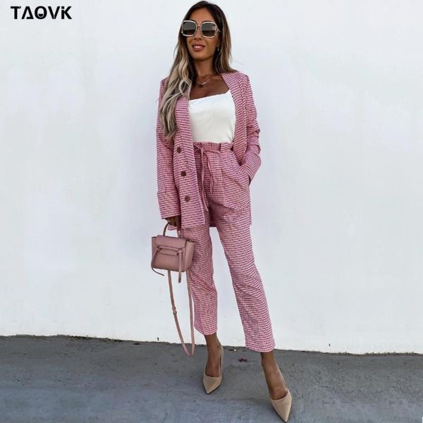 women's two piece pants taovk plaid blazer 2-pieces suit pants/shorts office wear lapel collar long outwear coat female elegant pencil, White
women's two piece pants taovk plaid blazer 2-pieces suit pants/shorts office wear lapel collar long outwear coat female elegant pencil, White