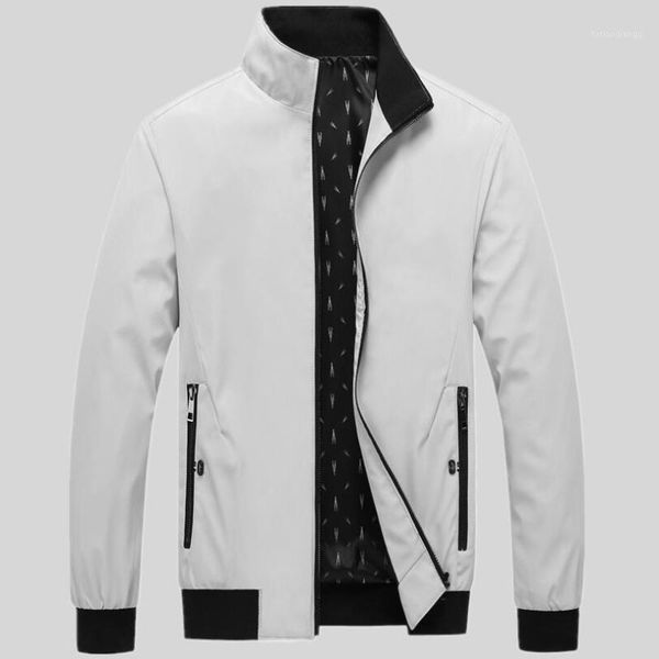 men's jackets spring autumn men jacket coats casual solid color stand collar business brand clothing male outwear w2131, Black;brown
men's jackets spring autumn men jacket coats casual solid color stand collar business brand clothing male outwear w2131, Black;brown