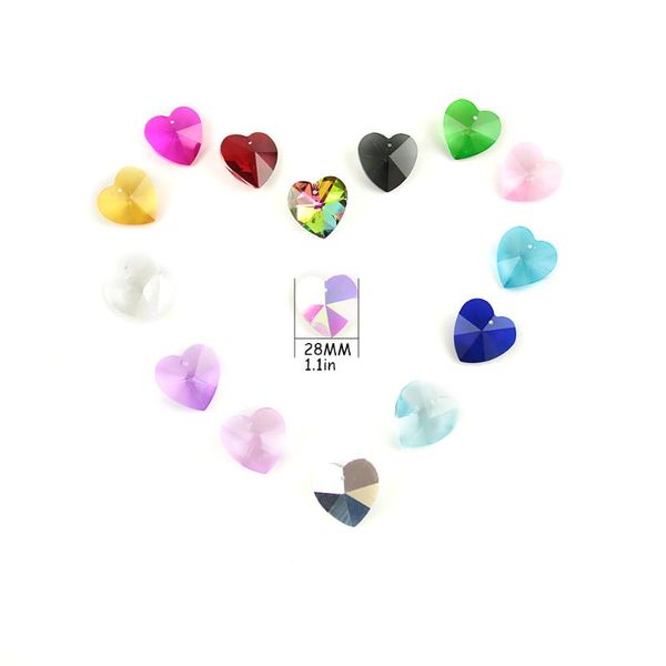 mixed color 2000pcs /lot 28mm crystal heart pendant crystal parts hanging drop prism part suncatcher for wedding and diy
mixed color 2000pcs /lot 28mm crystal heart pendant crystal parts hanging drop prism part suncatcher for wedding and diy