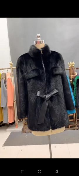 women's fur & faux 2021 fashion mink coats for women real jackets slim overcoats warm stand collar nature capped winter, Black
women's fur & faux 2021 fashion mink coats for women real jackets slim overcoats warm stand collar nature capped winter, Black