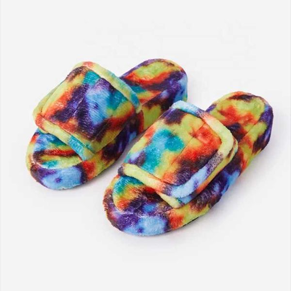 slippers mixed colors soft comfortable thick sole house slides big round toe women winter plus size 43, Black
slippers mixed colors soft comfortable thick sole house slides big round toe women winter plus size 43, Black