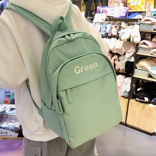 backpack women 2021 solid color nylon fashion female schoolbag for teenage girls mochilas travel student backbag
backpack women 2021 solid color nylon fashion female schoolbag for teenage girls mochilas travel student backbag