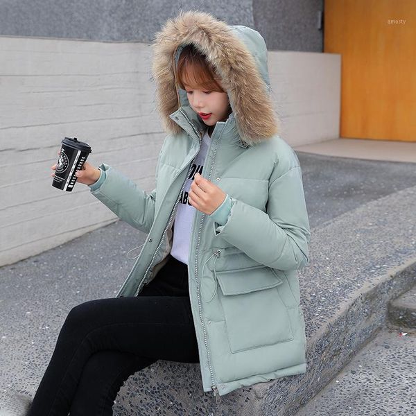 women's down & parkas woman's casual winter thick warm cotton padded jacket plus size loose ladies coat fur collar puff with pocke, Black
women's down & parkas woman's casual winter thick warm cotton padded jacket plus size loose ladies coat fur collar puff with pocke, Black