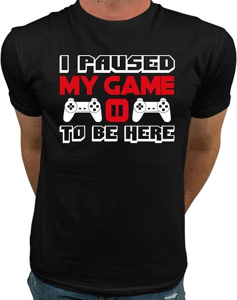 men's t-shirts summer cartoon t-shirt karate graphic tees market trendz i paused my game to be here t shirt video shirts for men, White;black
men's t-shirts summer cartoon t-shirt karate graphic tees market trendz i paused my game to be here t shirt video shirts for men, White;black