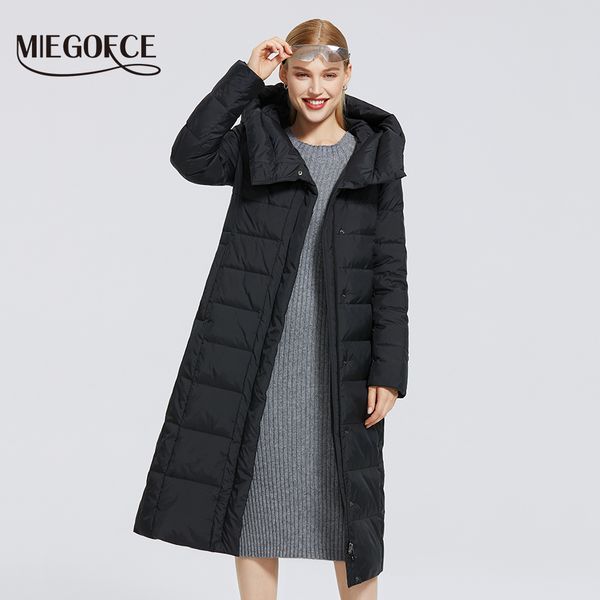 miegofce women's new winter cotton coat slant placket fashion women jacket long warm parka windproof jacket woman parkas 201014, Black
miegofce women's new winter cotton coat slant placket fashion women jacket long warm parka windproof jacket woman parkas 201014, Black