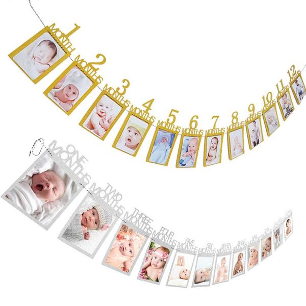 party decoration 12 months po frame banner first happy birthday 1st baby boy girl my 1 one year supplies gold pink silver
party decoration 12 months po frame banner first happy birthday 1st baby boy girl my 1 one year supplies gold pink silver