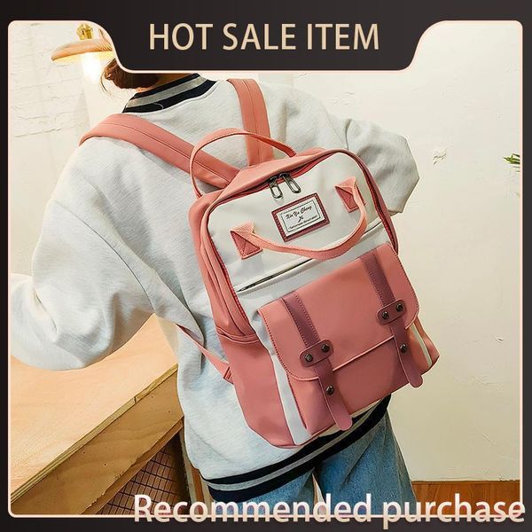 shoulder backpack bntme style teenager bookbag casual bag travel korean girls schoolbag for fashion women lapbackpack youth mkrf pr uoec, Red;black
shoulder backpack bntme style teenager bookbag casual bag travel korean girls schoolbag for fashion women lapbackpack youth mkrf pr uoec, Red;black