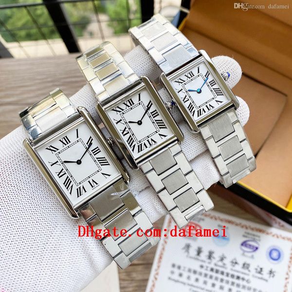 2021 luxury tank solo men brand quartz womens watches joker ladies wristwatches lovers classic square mens watch d31901, Silver
2021 luxury tank solo men brand quartz womens watches joker ladies wristwatches lovers classic square mens watch d31901, Silver